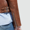 Emma Brown Leather Jacket Womens