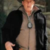 John Dutton Black Cotton Bomber Jacket Yellowstone