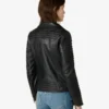 Brandy Black Quilted Biker Leather Jacket