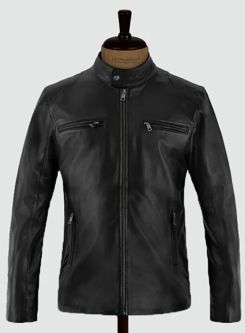 Avengers Endgame: Chris Evans Black Leather Jacket