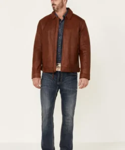 Convoy Rugged Lamb Leather Jacket