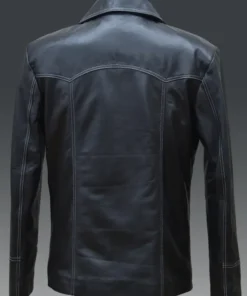 Black Fight Club Leather Jacket