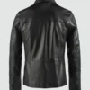 Damon Salvatore Cafe Racer Leather Jacket