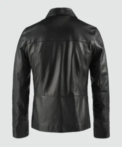 Damon Salvatore Cafe Racer Leather Jacket