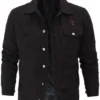 Rip Wheeler Yellowstone Cole Hauser Black Cotton Jacket