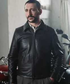 Black Vince Leather Jacket