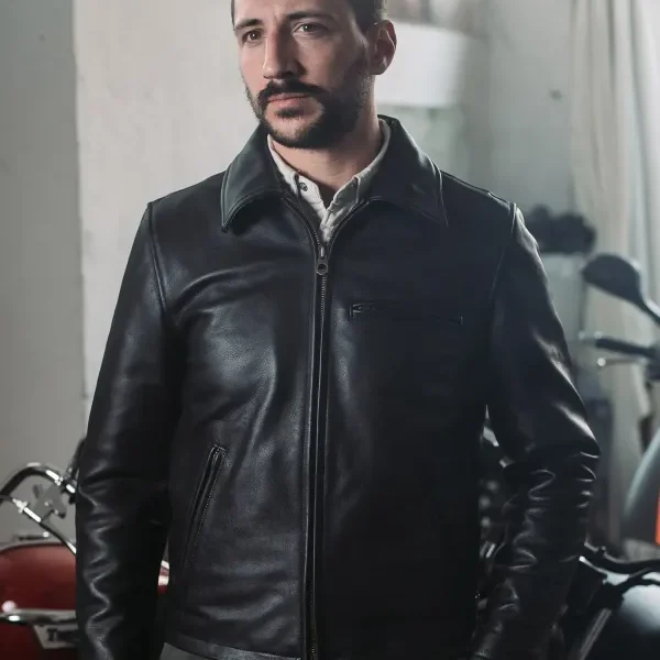 Black Vince Leather Jacket